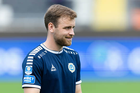 Utsiktens Erik Gunnarsson på line up innan