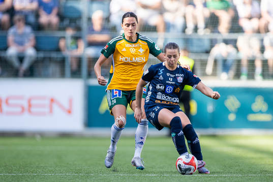 IFK Norrköpings Irma Cajlakovic och Linköpings Cornelia