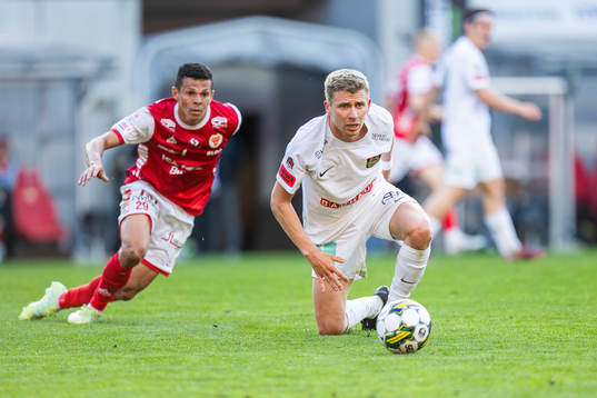 Kalmars Romario Pereira Sipiao och Brommapojkarnas Ludvig