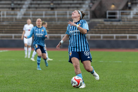 Djurgårdens Hayley Dowd deppar