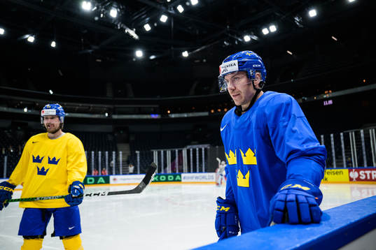 Pär Lindholm of Sweden at a practice session