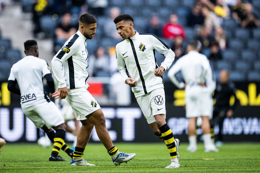 AIKs Omar Faraj och Rui Modesto
