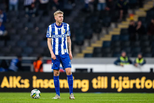 IFK Göteborgs Elias Hagen deppar