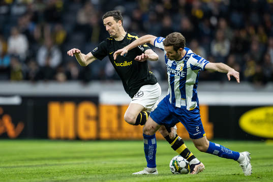 AIKs Jetmir Haliti och IFK Göteborgs Emil Salomonsson