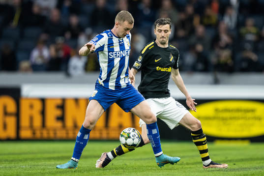 IFK Göteborgs Sebastian Ohlsson och AIKs Jetmir Haliti