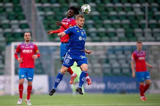 Helsingborgs Benjamin Acquah och GIF Sundsvalls Erik