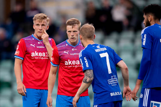 Helsingborgs Casper Widell och Emil Hellman