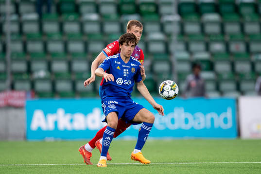 GIF Sundsvalls Johan Bengtsson och Helsingborgs Emil Hellman