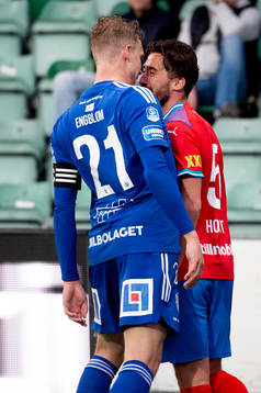 Irriterat mellan GIF Sundsvalls Pontus Engblom och
