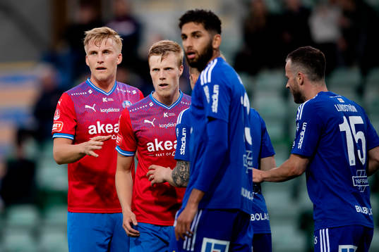Helsingborgs Casper Widell och Emil Hellman