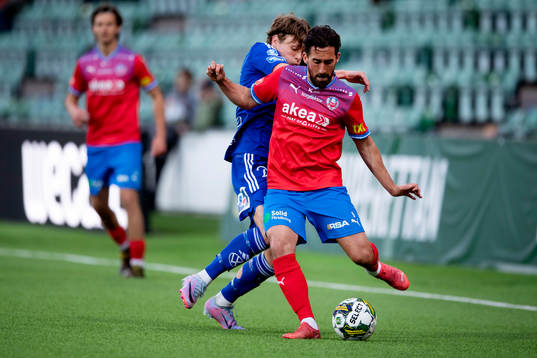 GIF Sundsvalls Jesper Carström och Helsingborgs Frederik