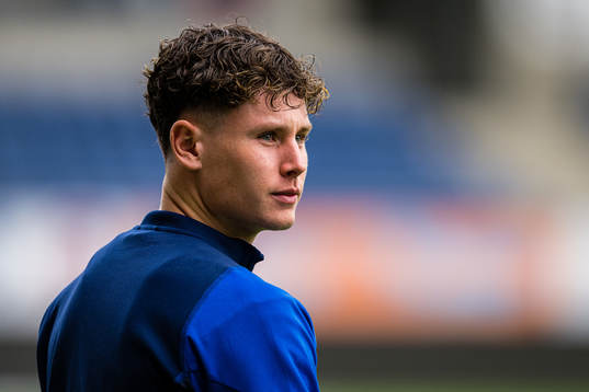 Mathias Løvik of Molde arrives