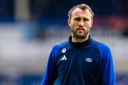 Magnus Wolff Eikrem of Molde arrives