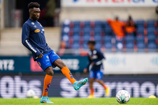 John Kitolano of Aalesund warms up