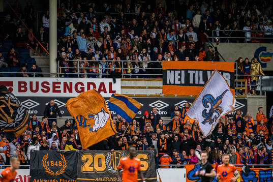 Spectators in the stands