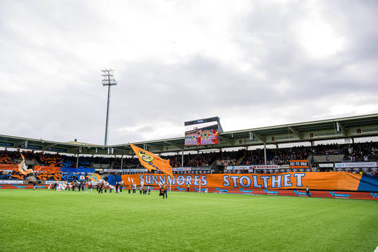 Spectators in the stands at Color Line Stadion
