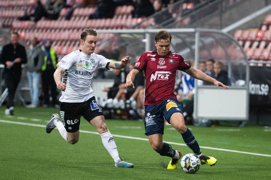 Örebros Noel Milleskog och Örgrytes Linus Tagesson