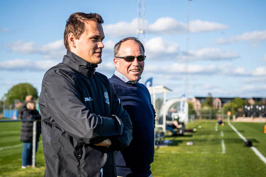 Lunds BKs fysioterapeut Ludvig Sandahl Svensson och