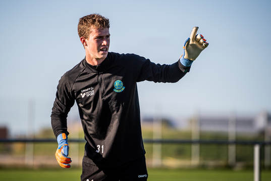 Lunds BKs målvakt Viktor Andersson