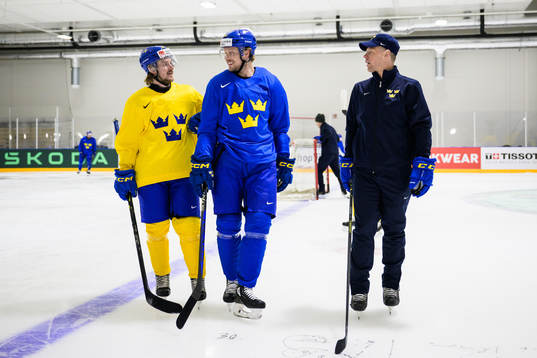 Jonathan Pudas, Jacob de la Rose and assistant coach