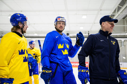 Jonathan Pudas, Jacob de la Rose and assistant coach