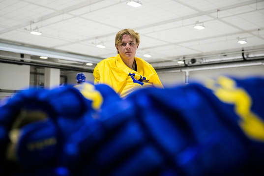 Jonatan Berggren of Sweden at a practice session