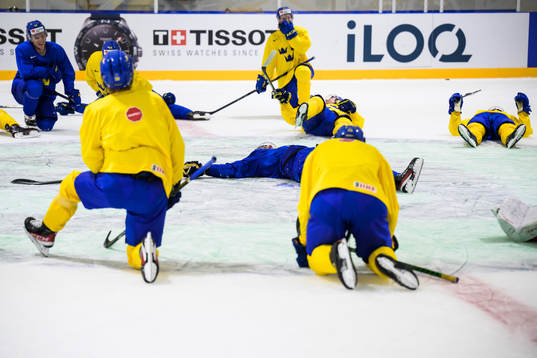 Patrik Nemeth of Sweden at a practice session