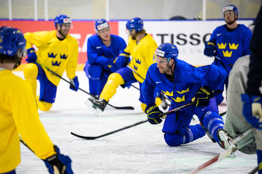 Patrik Nemeth of Sweden at a practice session
