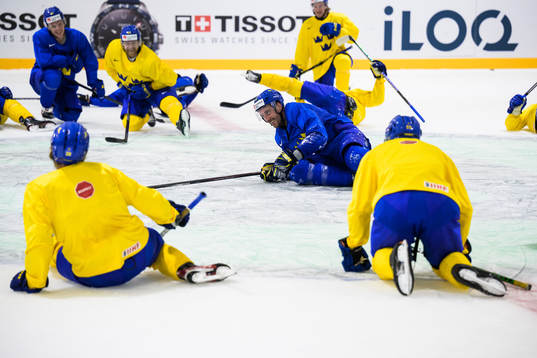 Patrik Nemeth of Sweden at a practice session