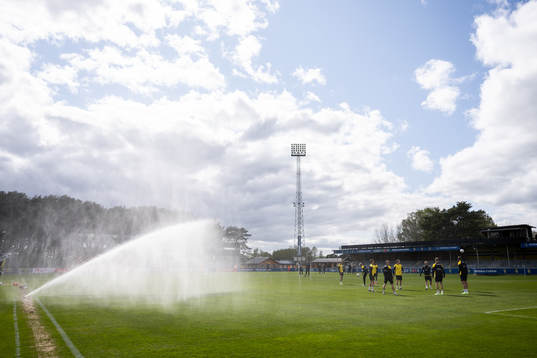 Bevattningssystemet går igång
