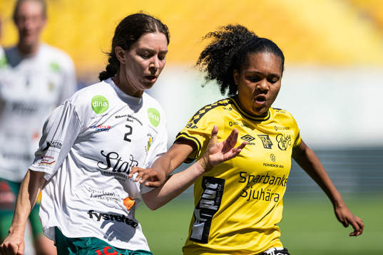 Rådas Matilda Ahlstrand och Elfsborgs Vanessa Lopez