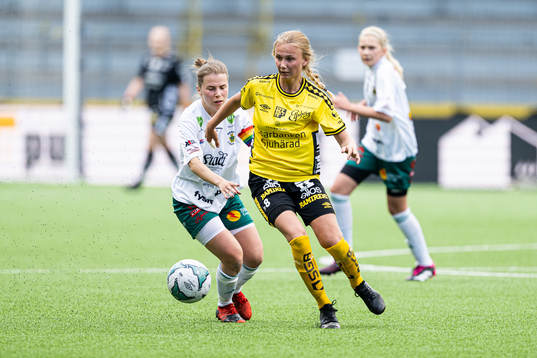 Rådas Elin Freij och Elfsborgs Linn Sångberg