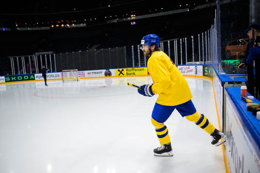 Timothy Liljegren of Sweden at a practice session