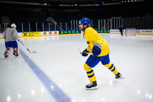 Timothy Liljegren of Sweden at a practice session