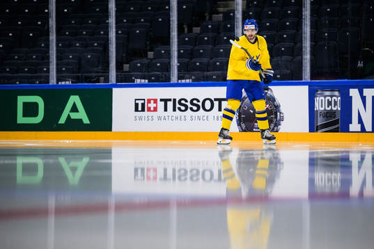 Timothy Liljegren of Sweden at a practice session