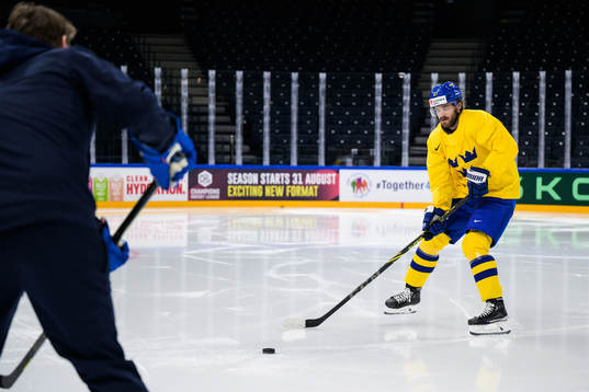 Timothy Liljegren of Sweden at a practice session
