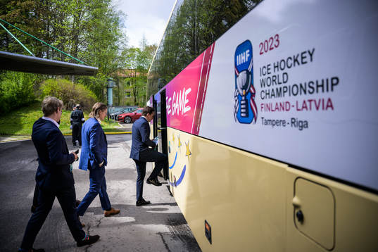 Jonatan Berggren, Marcus Sörensen and André Petersson of