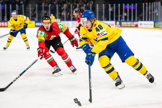 Milan Horvath of Hungary and Jonatan Berggren of Sweden