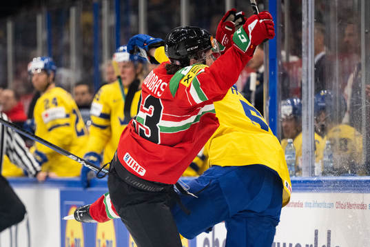 Zeteny Hadobas of Hungary and Anton Lindholm of Sweden