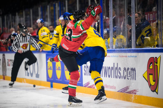 Zeteny Hadobas of Hungary and Anton Lindholm of Sweden