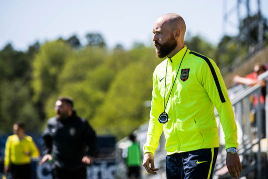 Brommapojkarnas tränaren Sebastian Waldenström