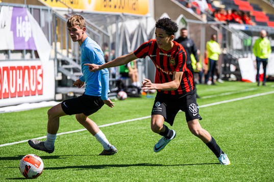 Brommapojkarnas Jonas El Mallah och Landskronas Wilmer