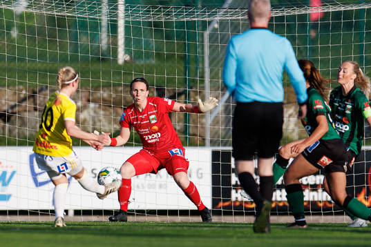 Varbergs målvakt Jasmine Strandberg