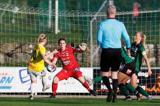 Varbergs målvakt Jasmine Strandberg