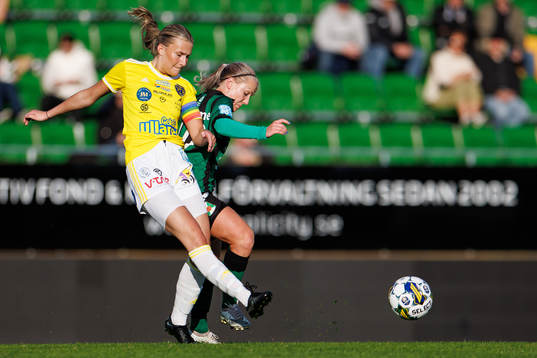 Falkenbergs Molly Qvarford och Varbergs Sofia Eliasson