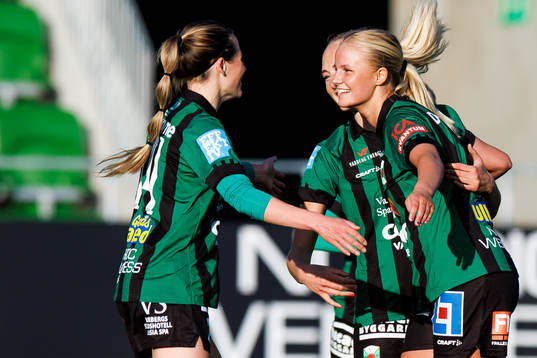 Varbergs Moa Ivarsson jublar