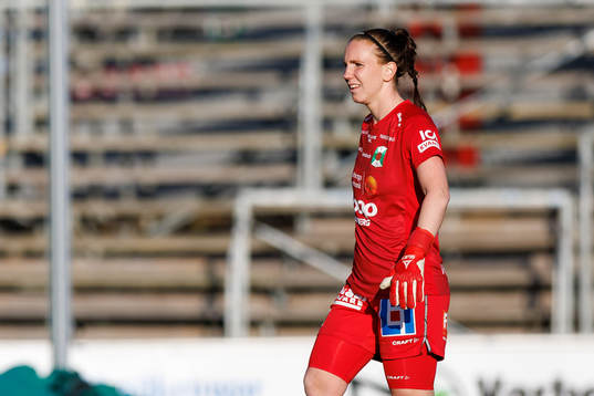 Varbergs målvakt Jasmine Strandberg