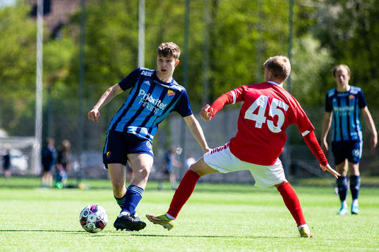 Djurgårdens Theoharis Patjas och Kalmars Linus Braun