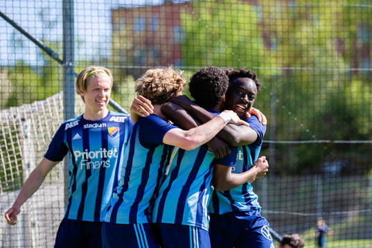 Djurgårdens Kalipha Jawla jublar