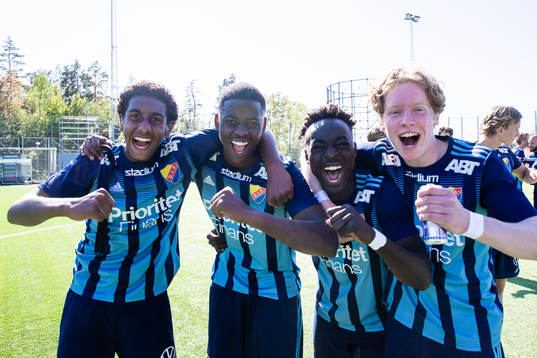 Djurgårdens Isak Alemayehu Mulugeta, Alieu Atlee Manneh,